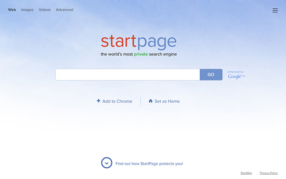 Startpage Secure Search Engine