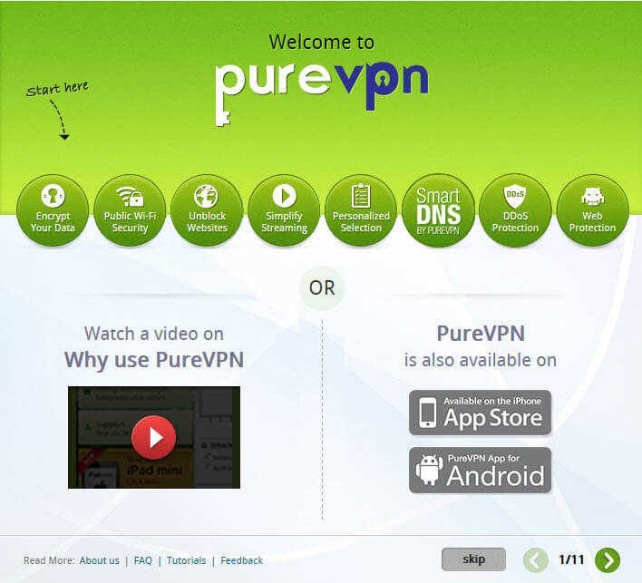  Sådan åbnes en konto med PureVPN 