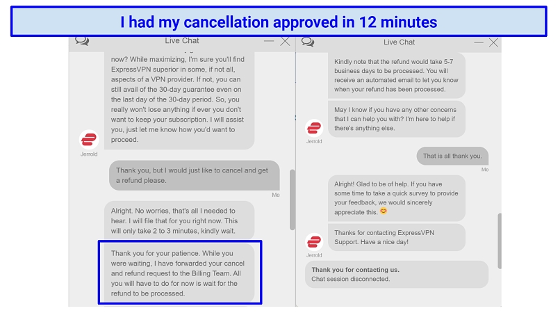 Hvor lang tid tar det å få refusjon fra ExpressVPN?