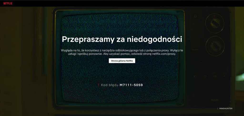 Poland - Netflix Error Image