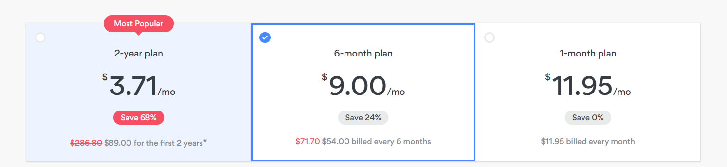 6 month NordVPN plan