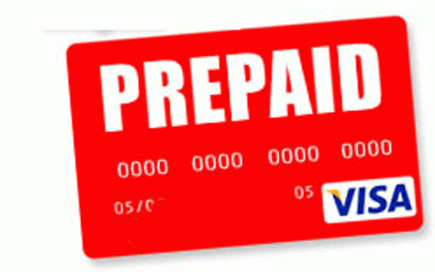 image of a Prepaid VISA mockup