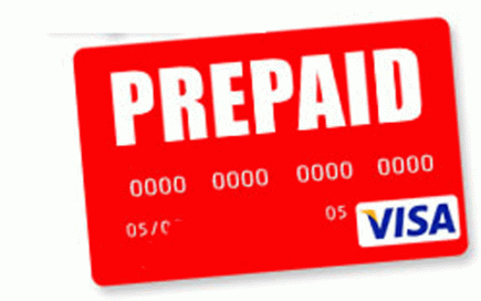 Prepaid VISA makett képe