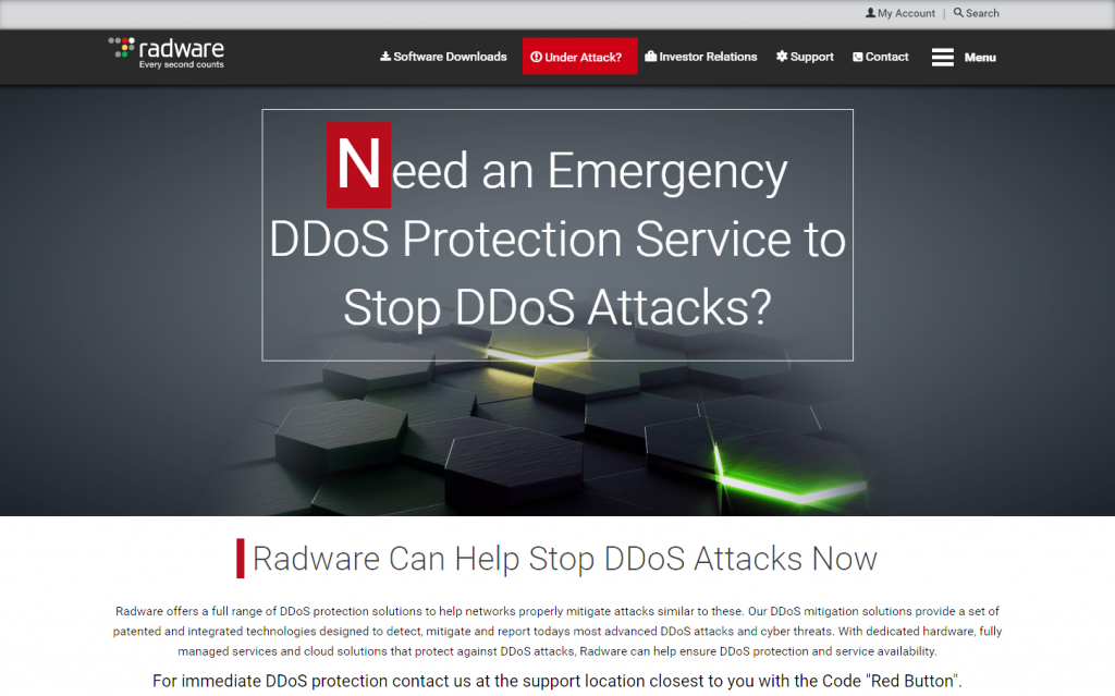 radware emergency-ddos