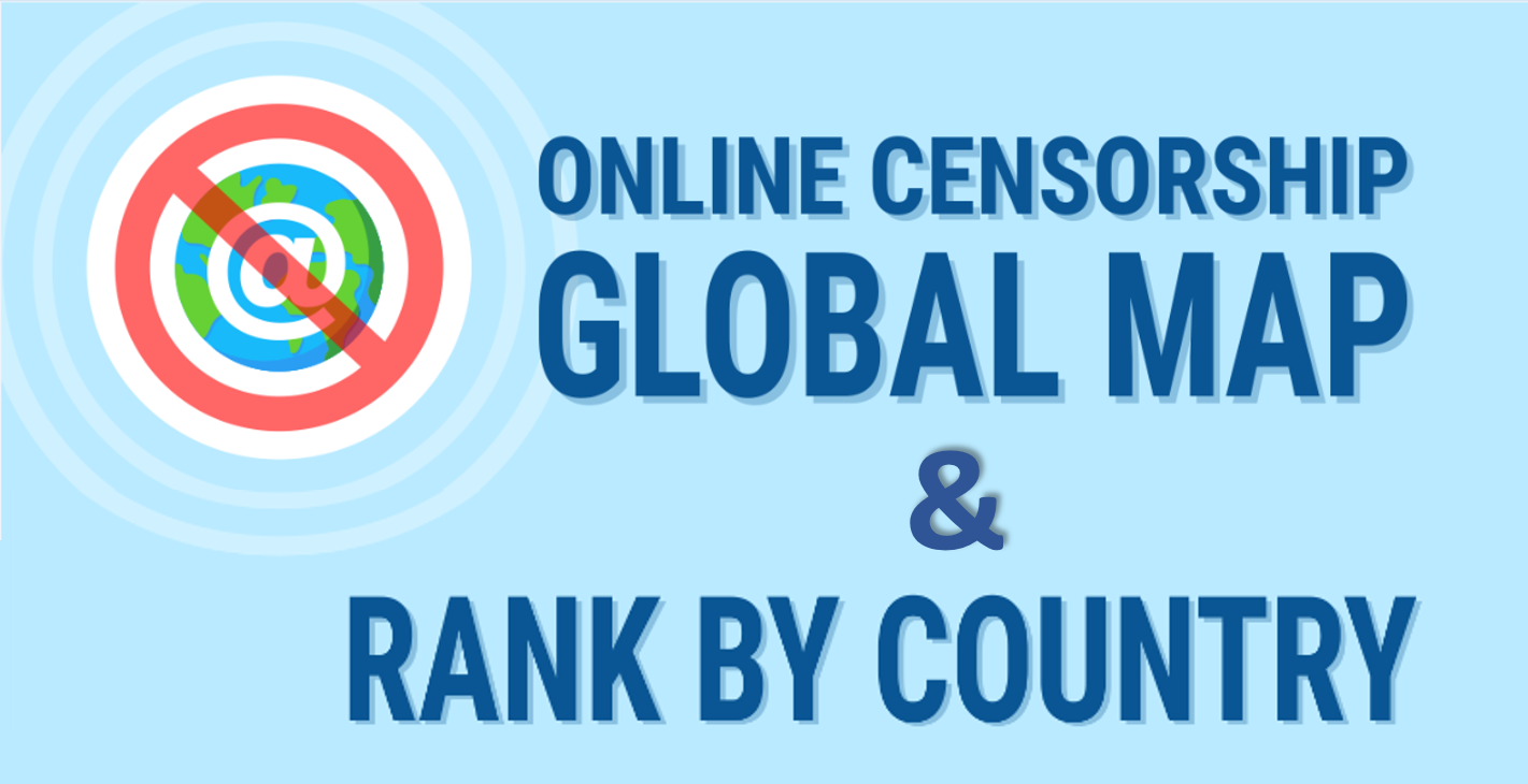 Online Censorship: A Global Map & Ranking of Every Country's Internet Restrictions (Infographic)