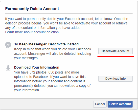 To account facebook how delete How to