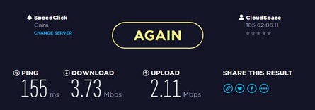 NordVPN speed test- fastest vpn ever