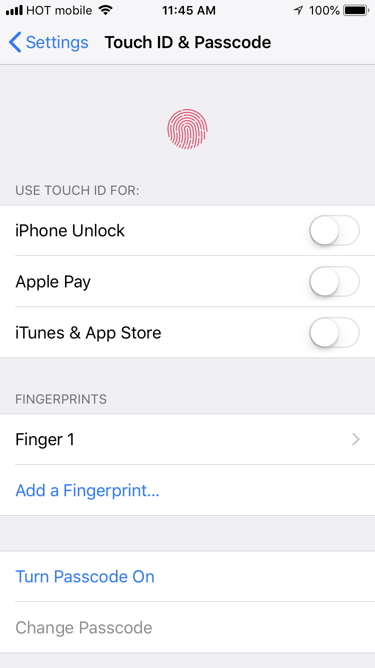 Touch ID