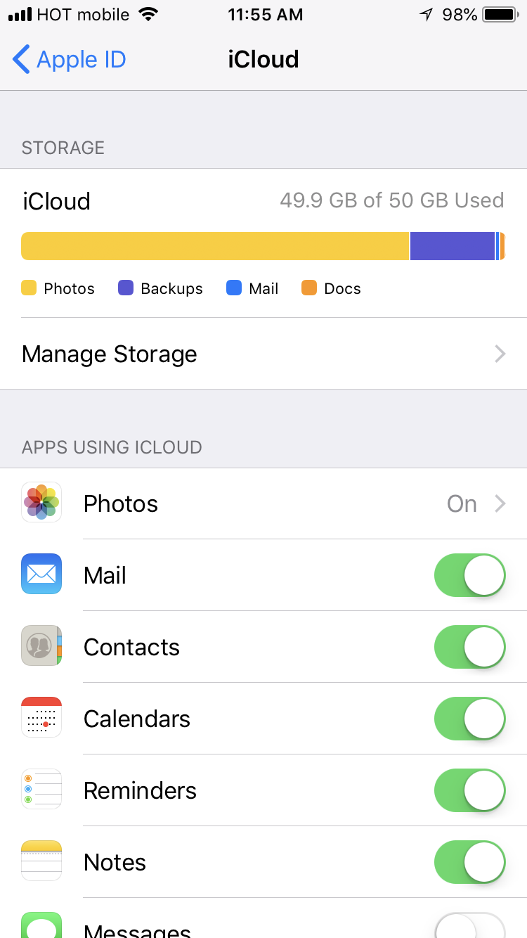 iCloud