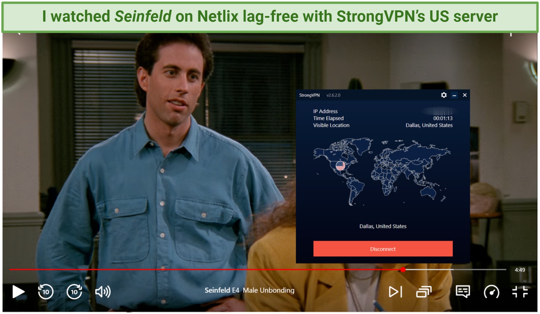 Watching Netflix US with StrongVPN