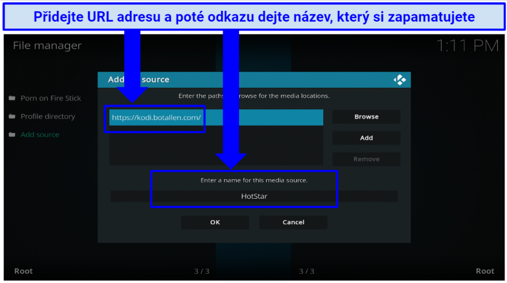 Graphic showing how to name an unofficial Kodi Add-on