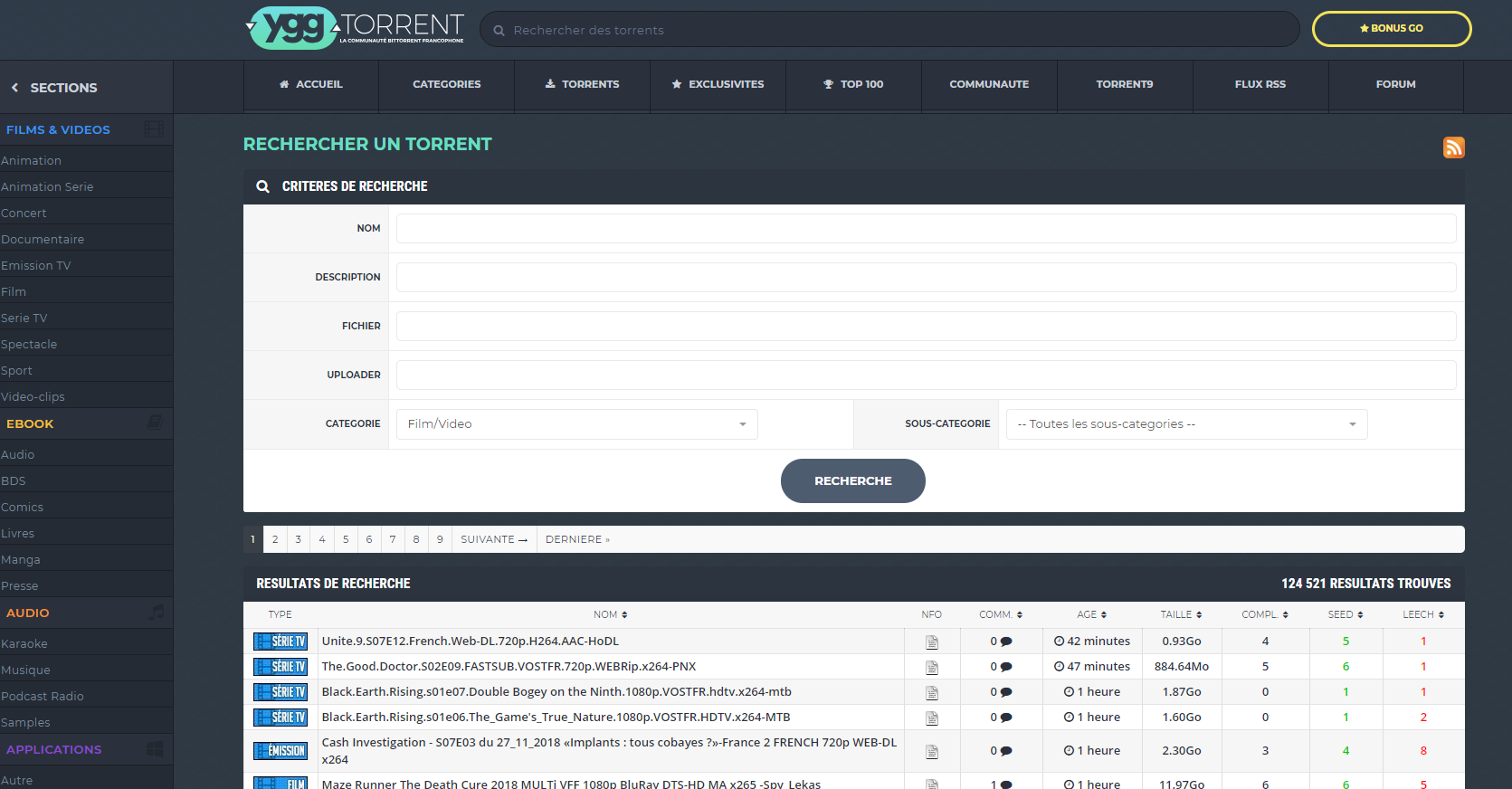 Téléchargement de Torrents 10 Meilleurs Sites en 2019
