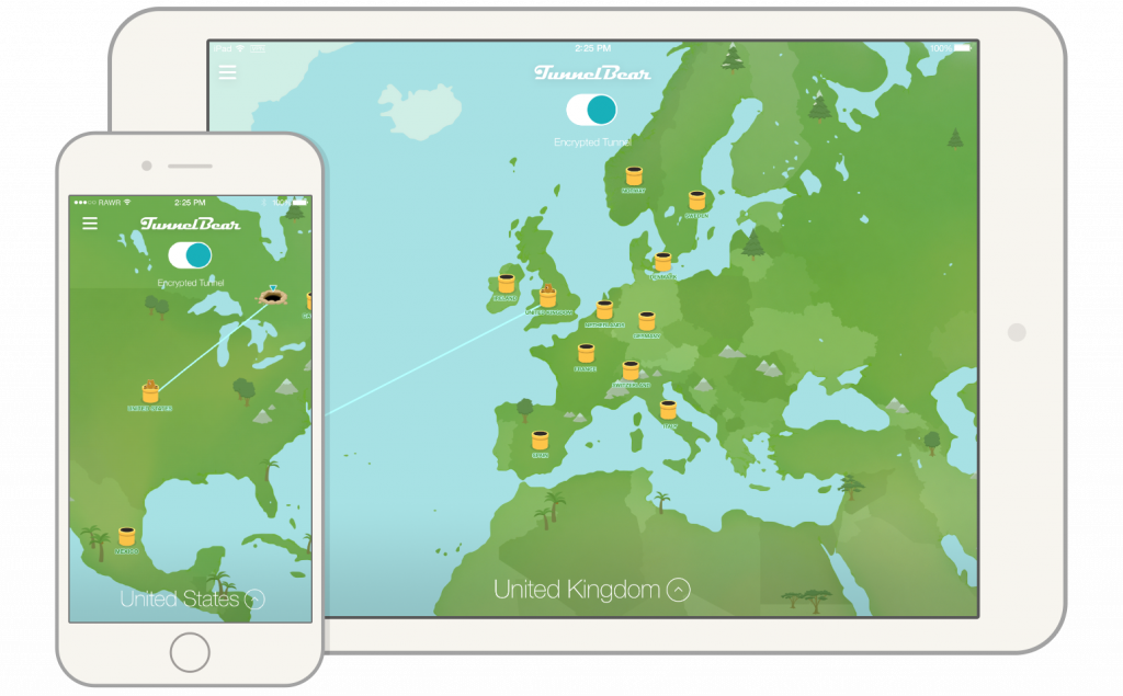 tunnelbear devices