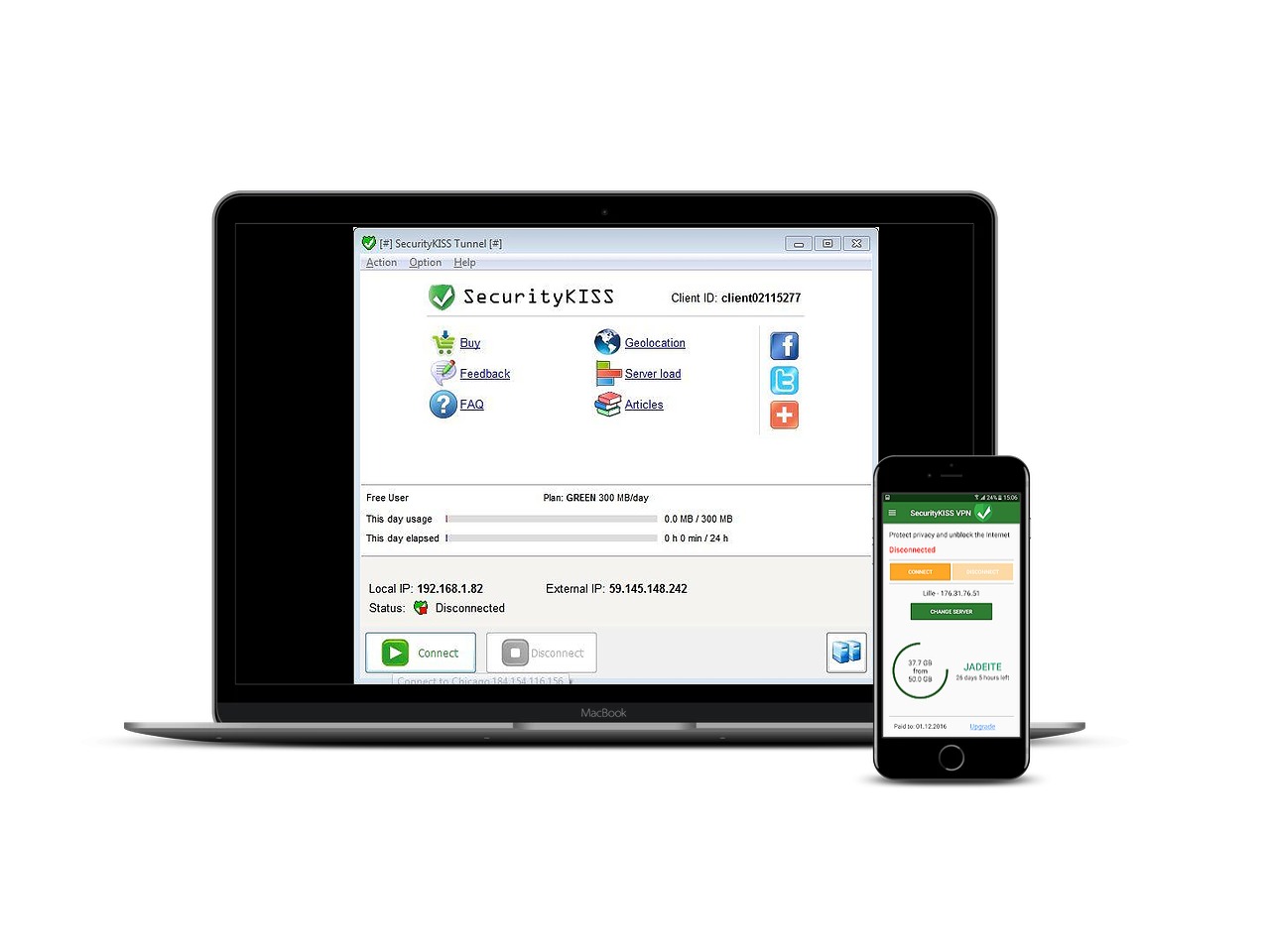 Securitykiss devices