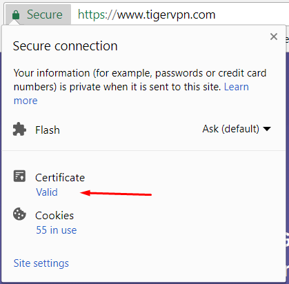 SSL certification