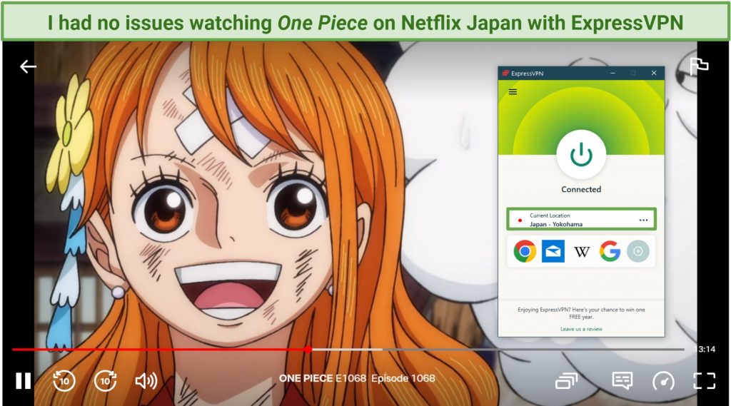 Streaming Netflix Japan with ExpressVPN