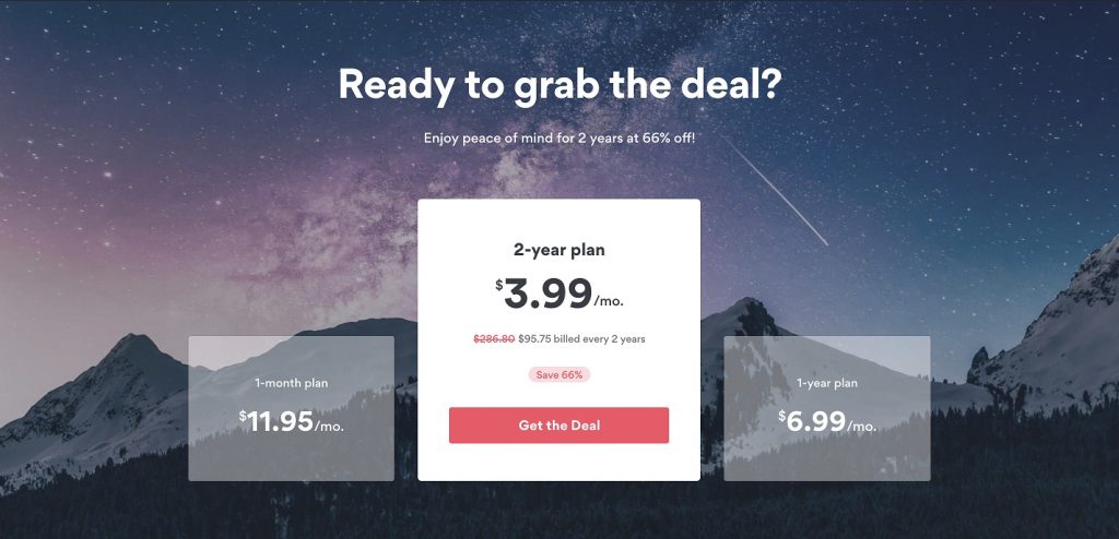 NordVPN 2 year deal screenshot