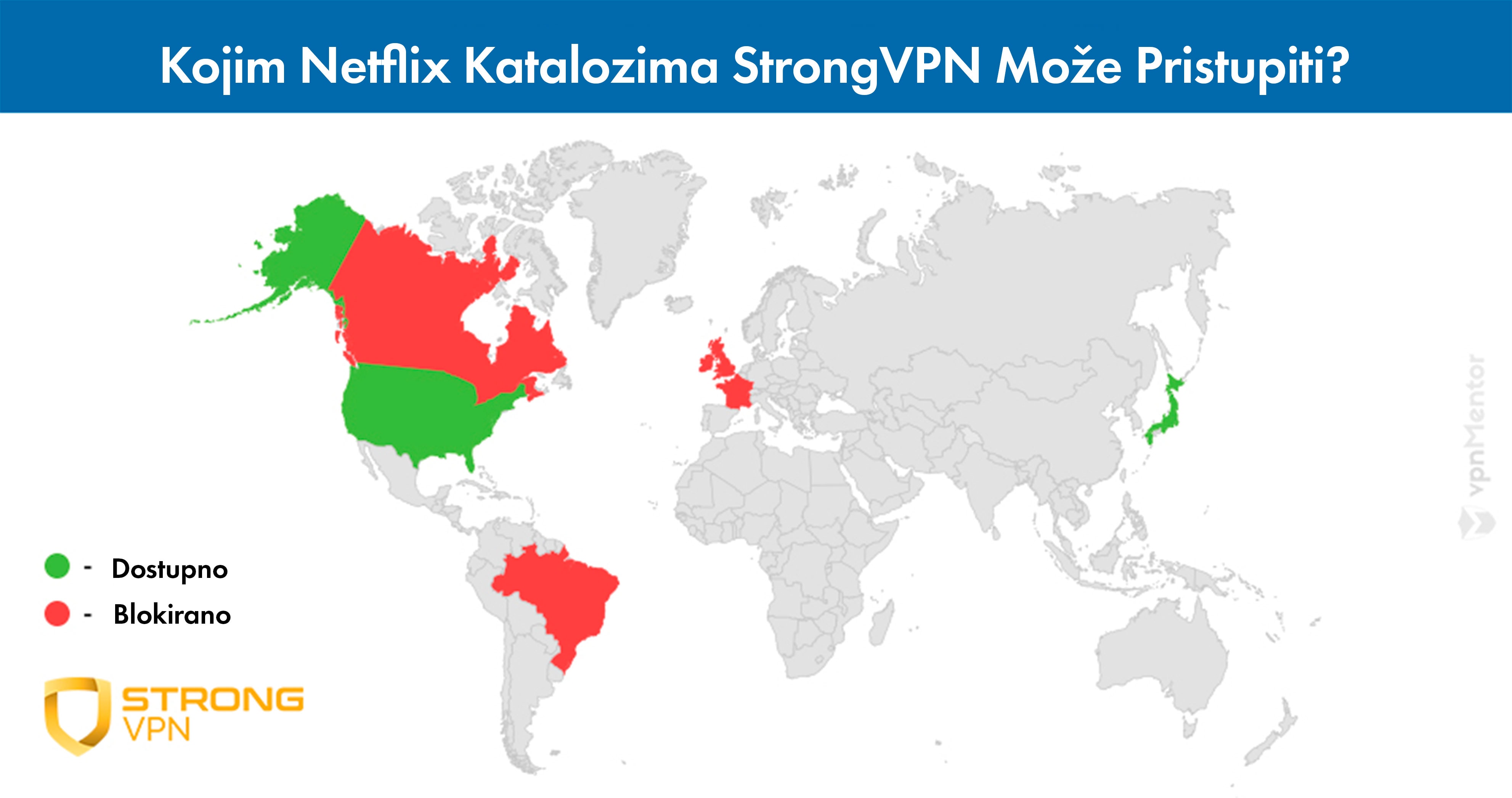 strongvpn pristup netflix katalozima