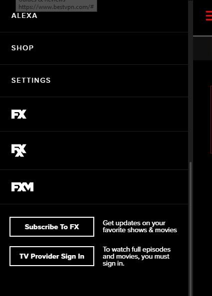 Choose your TV provider