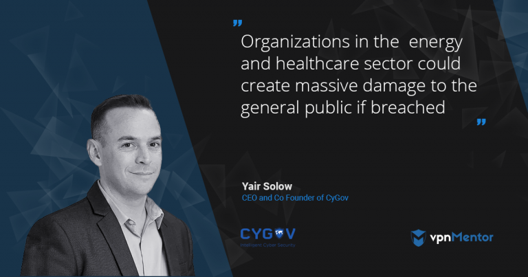 Yair Solow cygov holistic cyber security risk management platform