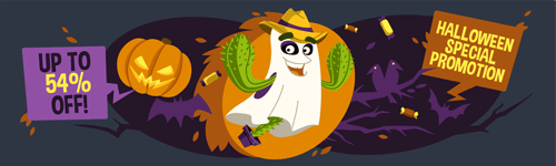 Cactus halloween