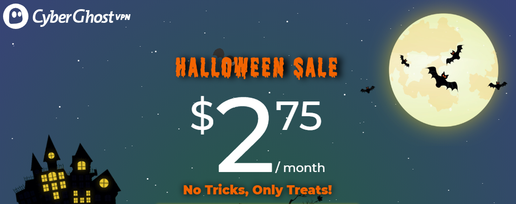 CyberGhost Halloween Sale