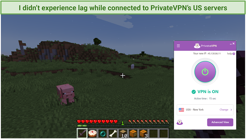 A melhor VPN para jogar Minecraft