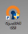 screenshot of OpenVPN GUI icon