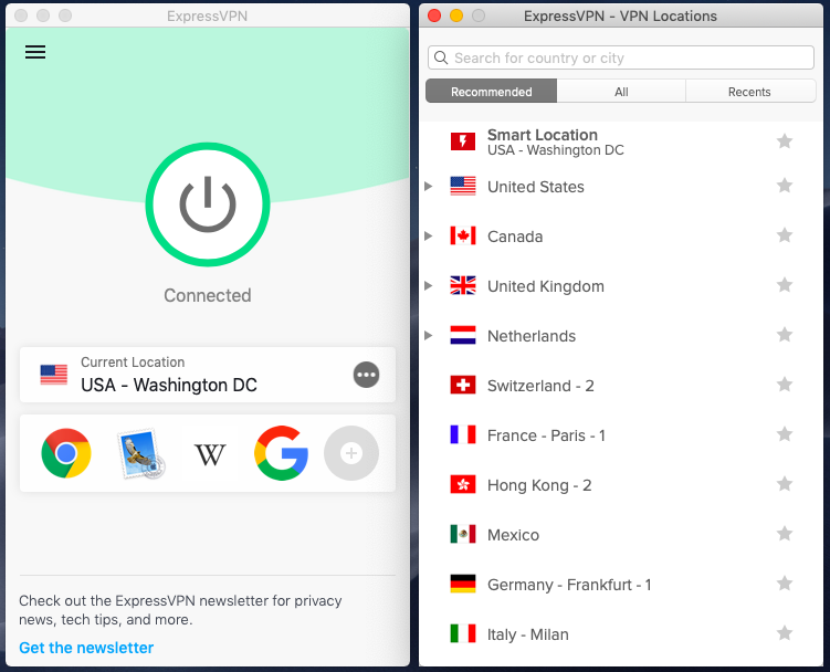 ExpressVPN Server Locations