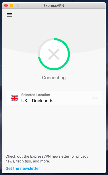 ExpressVPN Connecting to Server