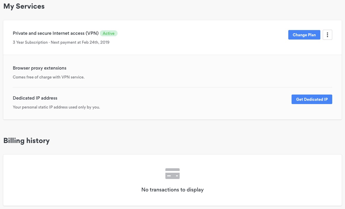 NordVPN active trial