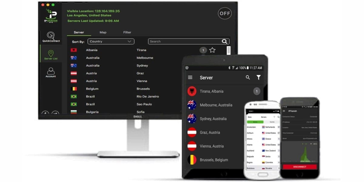 vpn ipvanish with plex