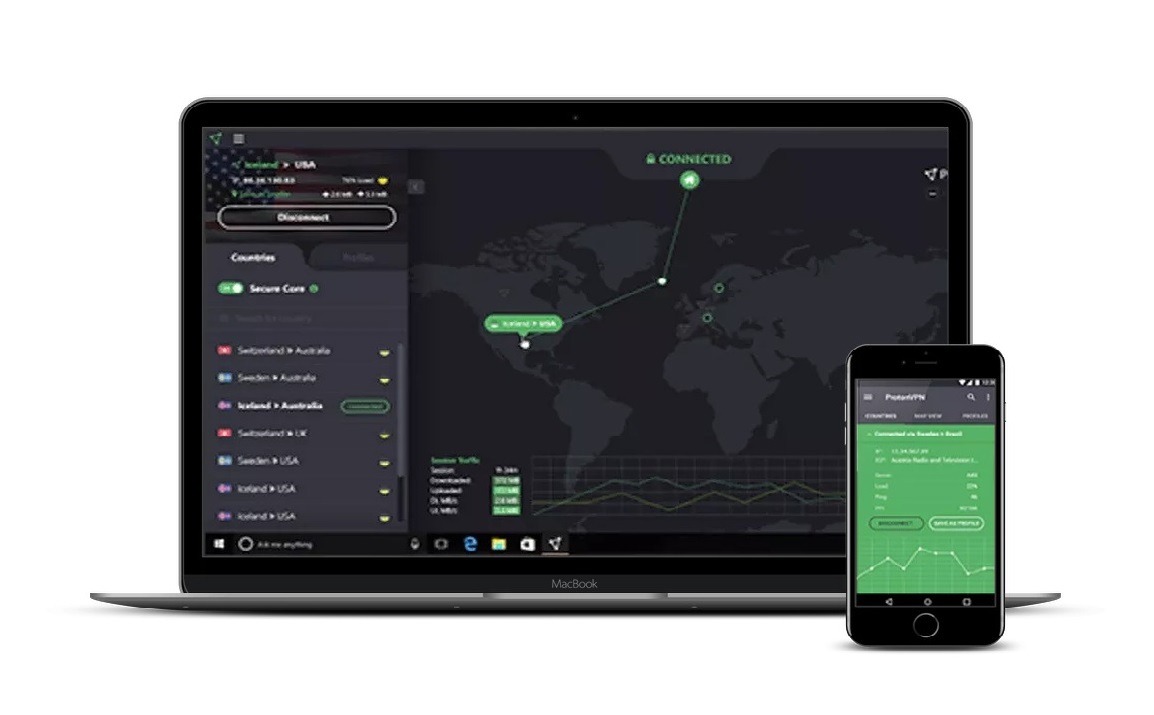 ProtonVPN iOS devices
