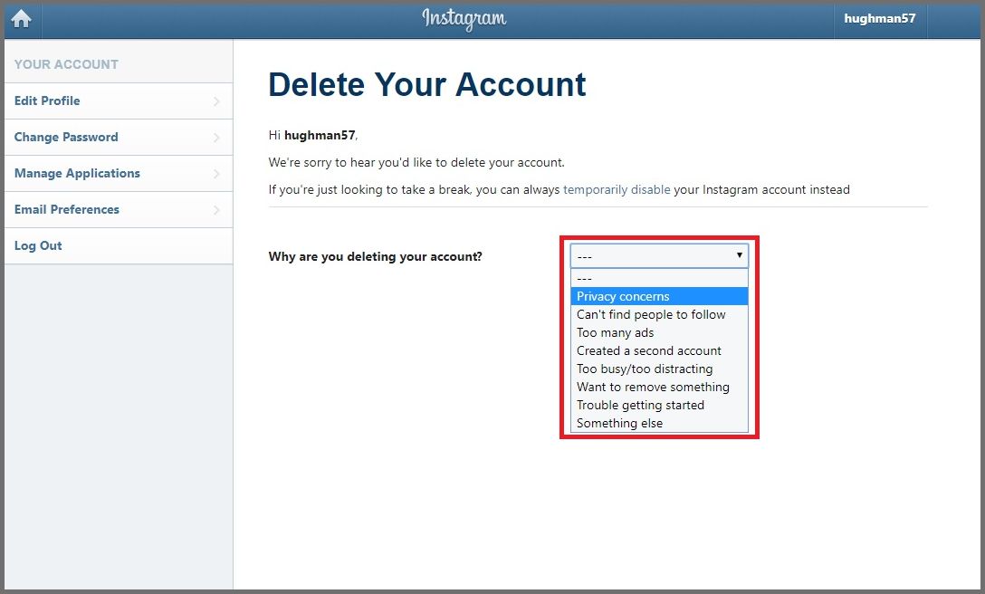 How to Delete Your Instagram Account Permanently - 2020 - PakistaniGamer