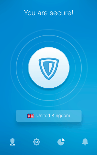 ZenMate connection status interface