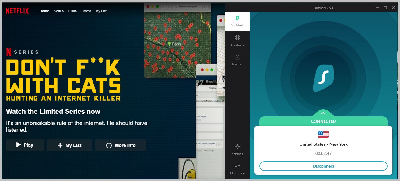 Netflix, Surfshark