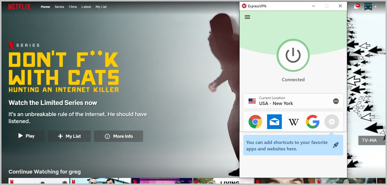 Netflix, ExpressVPN