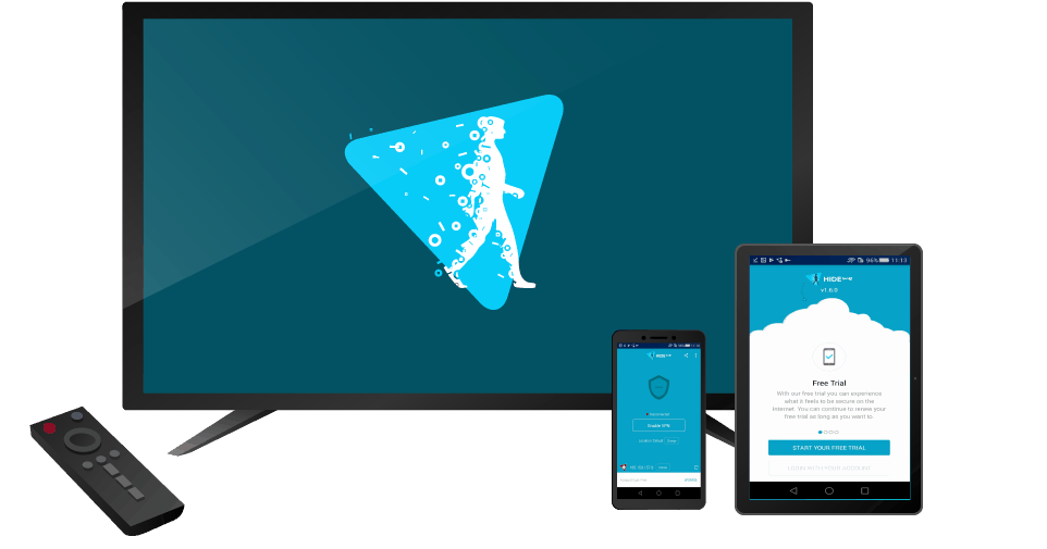 hideme android device