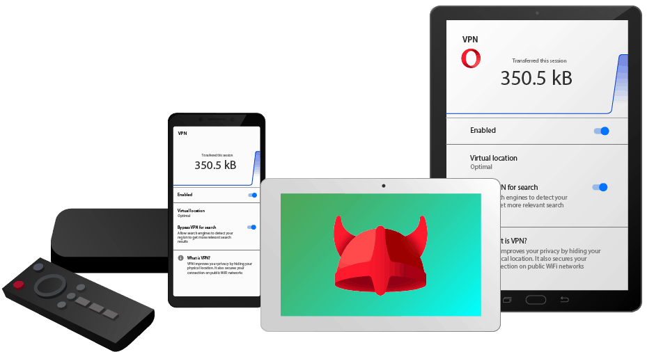 opera vpn android device