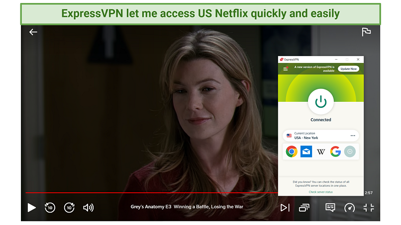 Netflix हमें expressVPN के साथ देखना