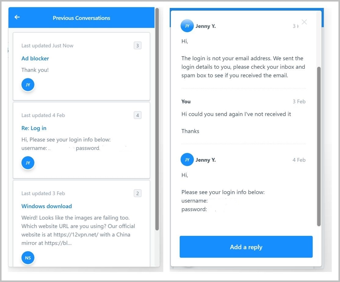 Email chain