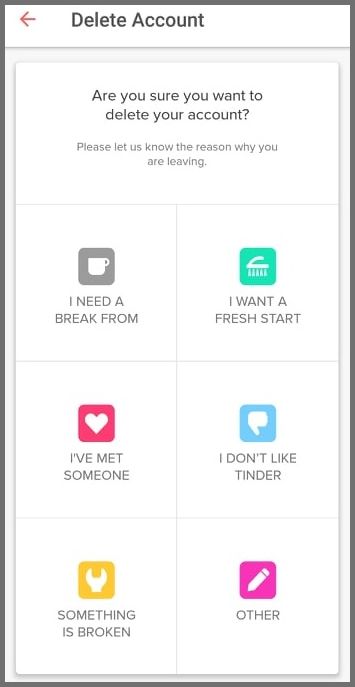 How do i delete my hmu dating app?