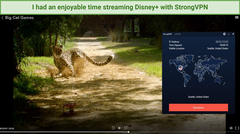 Streaming Disney+ na Seattle, US Server