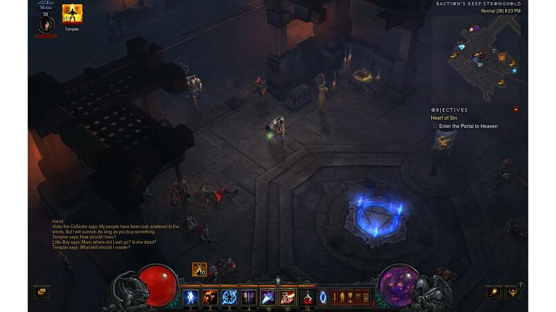 Screenshot of gameplay using Unlocator's servers
