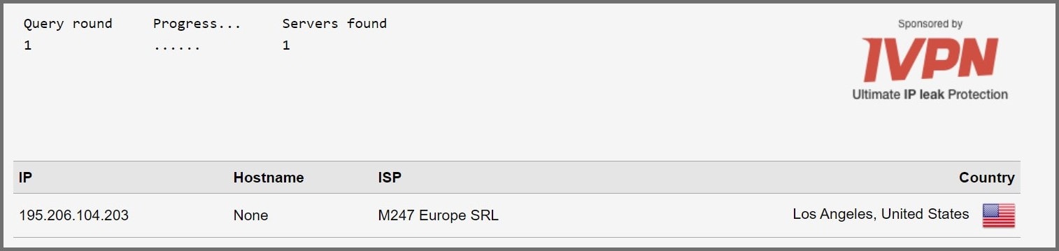 IPv6 leak test - 2