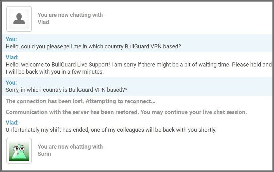 Customer support
