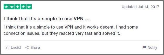 Generous VPN review