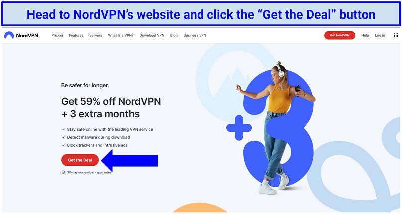 Nordvpn का एक स्क्रीनशॉट