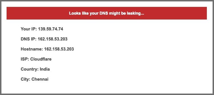 Leak test on HotSpot Shield's browser extension