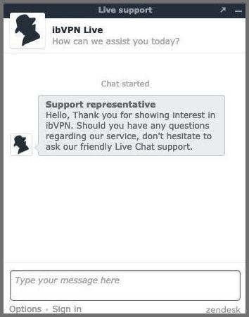 Live chat